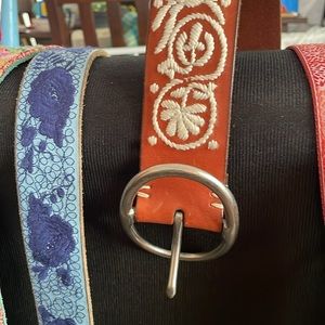 Lucky Brand women’s leather woven belt M